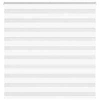 VidaXL Zebra rolgordijn 150x150 cm stofbreedte 145,9cm polyester wit - thumbnail
