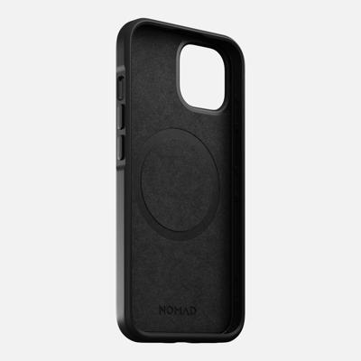 Nomad Modern Horween lederen hoesje iPhone 14 - Black Nomad Modern Horween lederen hoesje iPhone 14 - Black