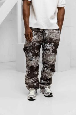 Croyez Parachute Ripstop Broek Heren Zwart/Grijs - Maat S - Kleur: ZwartGrijs | Soccerfanshop