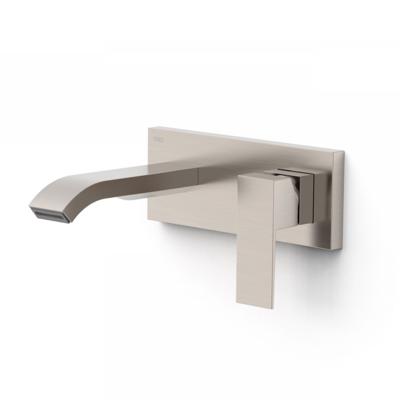 Wastafelmengkraan Inbouw Tres Cuadro Exclusive Korte Licht Gebogen Uitloop en Korte Hendel RVS Tres Wastafelmengkraan Inbouw Tres Cuadro Exclusive Korte Licht Gebogen Uitloop en Korte Hendel RVS Tres