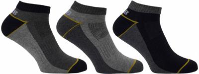 JCB Korte Werksokken | Heren | Maat 44-47 | 3 paar - JCBX130