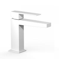 Wastafelmengkraan Tres Slim Exclusive Vierkant Mat Wit Tres - thumbnail