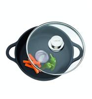 Pan met Deksel Valira 4135/25 Zwart Ø 24 cm - thumbnail