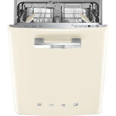 Smeg ST2FABCR2 onderbouw vaatwasser 50's style, creme, met 4 QuickTime programma's en Acquastop