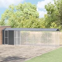 Vogelkooi Antraciet 860 x 208 x 247 cm Gegalvaniseerd staal - thumbnail