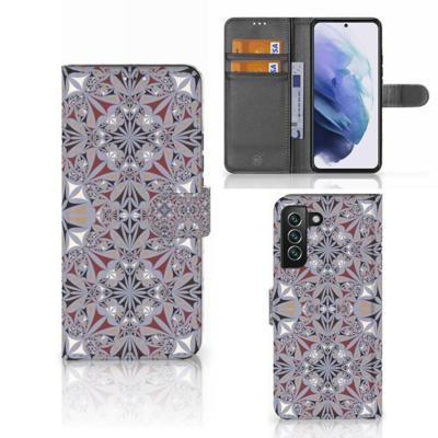 Samsung Galaxy S22 Plus | Bookcase | Flower Tiles
