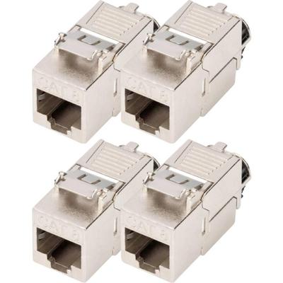 Digitus DN-93816-4 RJ45-inbouwmodule Keystone CAT 8.1 Digitus DN-93816-4 RJ45-inbouwmodule Keystone CAT 8.1