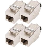 Digitus DN-93816-4 RJ45-inbouwmodule Keystone CAT 8.1 - thumbnail