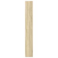 Boekenkast 40x24x176 cm bewerkt hout sonoma eikenkleurig - thumbnail