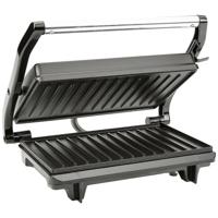 Tristar gr-2650 contactgrill zwart/rvs 700w - thumbnail
