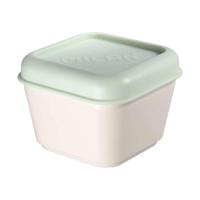 Vierkante Lunchtrommel met Deksel Milan Groen 330 ml 12 x 10 x 7 cm Plastic (1 Stuks) - thumbnail