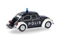 Herpa 097390 H0 Hulpdienstvoertuig Volkswagen Kever 1303 „Polis” (Zweden) - thumbnail