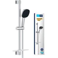 Doucheset met 2-straals douchekop, staaf, slang en planchet - GROHE Vitalio Comfort 110 26929001 - Waterbesparend - Chroom - thumbnail