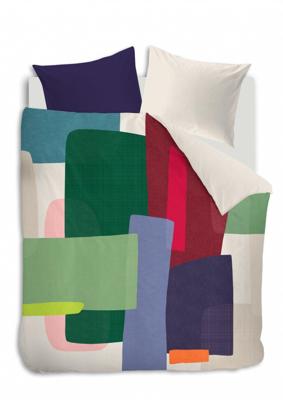 Auping Crafted collage Dekbedovertrek 240x200/220 kussenslopen met rits