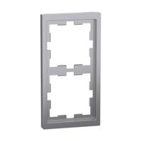 Merten MEG4020-6536 Afdekking Frame System Design RVS 1 stuk(s) - thumbnail