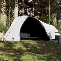 VidaXL Koepeltent 4-persoons waterdicht verduisterend stof wit - thumbnail