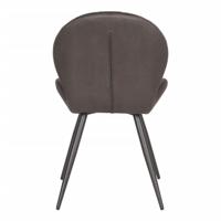 LABEL51 Eetkamertafel Tafelblad Sloppy Edge - Espresso - Mangohout - 120 cm - Rond Sloppy - thumbnail