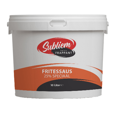 Subliem frappant fritessaus 25% (10 liter)