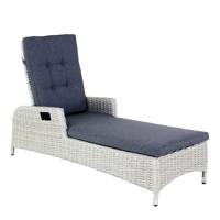 Ligbed Long Beach Salty Grey D 162 x B 68 x H 105 cm Oosterik Home - Oosterik home - thumbnail