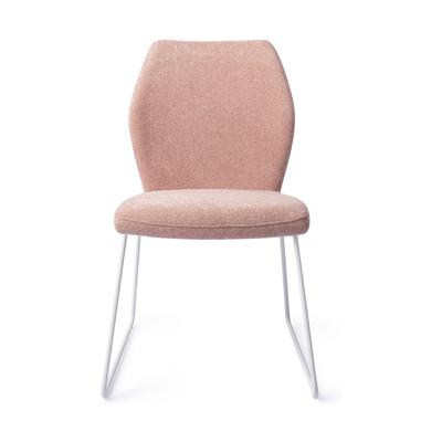 Jesper Home Eetkamerstoel 'Ikata' Slide White, kleur Anemone