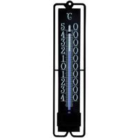 Buitenthermometer kunststof Novelli zwart 19.5 cm - thumbnail