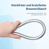 Ben doucheslang 125cm chroom - thumbnail