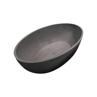 Best-Design "New-Stone" vrijstaand bad "Just-Solid" 180x85x52cm Grijs