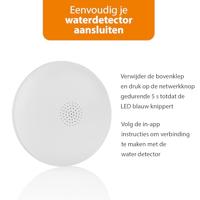 Smartwares FWA-18400 FWA-18400 Watermelder Met app-besturing werkt op batterijen - thumbnail