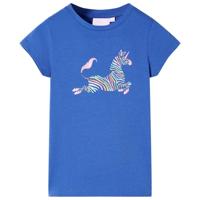 VidaXL Kindershirt 104 kobaltblauw - thumbnail