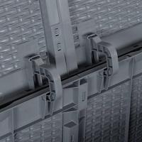 Tuinbox 180 L PP rattan grijs - thumbnail