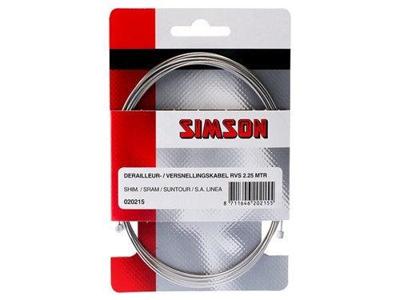 Simson versnelling binnenkabel derailleur rvs
