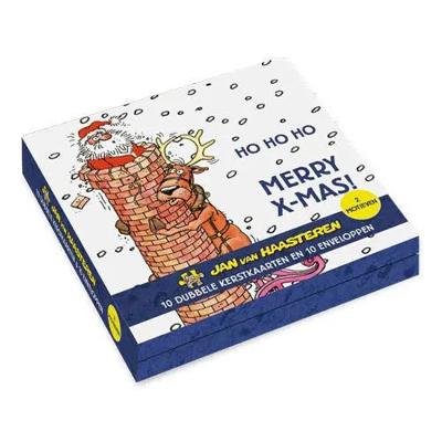 Jan van Haasteren Kerstkaarten Schoorsteen 10 Stuks Jan van Haasteren Kerstkaarten Schoorsteen 10 Stuks