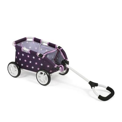 Poppenbolderwagen Skipper - Stars Lila
