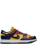 Nike X Off-White Dunk Low University Gold sneakers - Blue - thumbnail