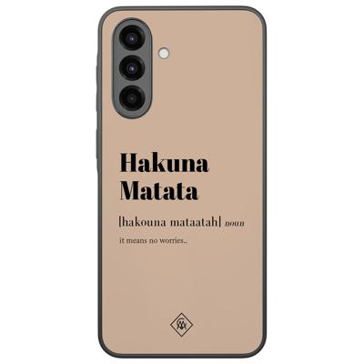 Samsung Galaxy A36 hoesje - Hakuna matata Samsung Galaxy A36 hoesje - Hakuna matata