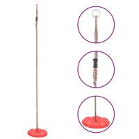 Schotelschommel 200 cm rood - thumbnail