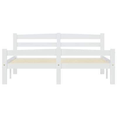 Bedframe massief grenenhout wit 140x200 cm Bedframe massief grenenhout wit 140x200 cm