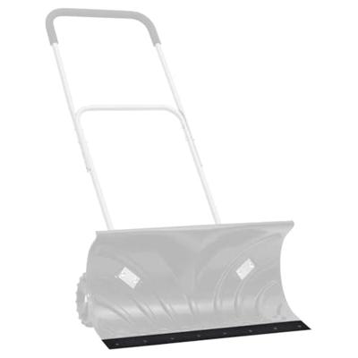 VidaXL Rubberen rand voor sneeuwploeg 200x15x1 cm zwart