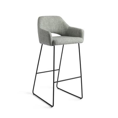 Jesper Home Yanai barkruk H75 Soft Sage slide black