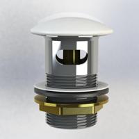 Pop-up Waste Bad Arcqua 1-1/2 Met Overloop Glans Wit Arcqua - thumbnail