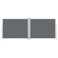 VidaXL Windscherm uittrekbaar 140x1000 cm antraciet - thumbnail