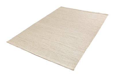 Design Vloerkleed WOL 240x160cm lichtbeige gemaakt van wol - 41715