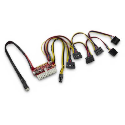 Inter-Tech mini-itx psu 200w nas dc/dc adapter (zonder voedingseenheid, ondersteunt voedingen tot 200w)