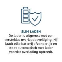 Panasonic Snellader + 4 x Panasonic Eneloop Pro AA batterijen - thumbnail