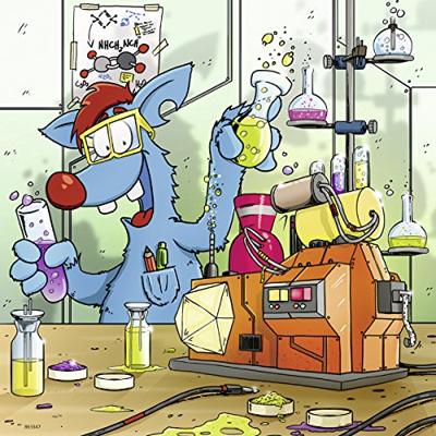 Woozle Goozle im Weltall, Labor und unter Wasser, Puzzle 3 X 49 Teile