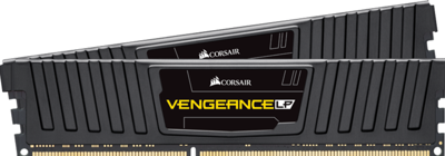 Vengeance LP - Geheugen - DDR3 - 8 GB: 2 x 4 GB - 240-PIN - 1600 MHz - CL9 Vengeance LP - Geheugen - DDR3 - 8 GB: 2 x 4 GB - 240-PIN - 1600 MHz - CL9