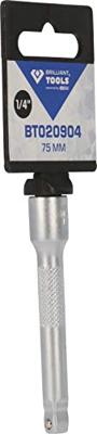 Brilliant Tools BT020904 BT020904 Dopsleutelverlenging Aandrijving 1/4 (6.3 mm) 75 mm 1 stuk(s)