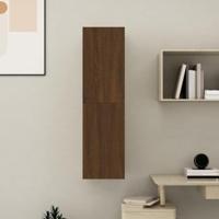 Tv-wandmeubel 30,5x30x110 cm bruin eikenkleur - thumbnail