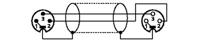 Monacor MEC-1000/SW XLR Kabel [1x XLR-stekker - 1x XLR-bus] 10 m Zwart - thumbnail