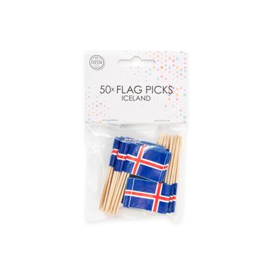 Tafelconfetti Vlag Ijsland (150st)
